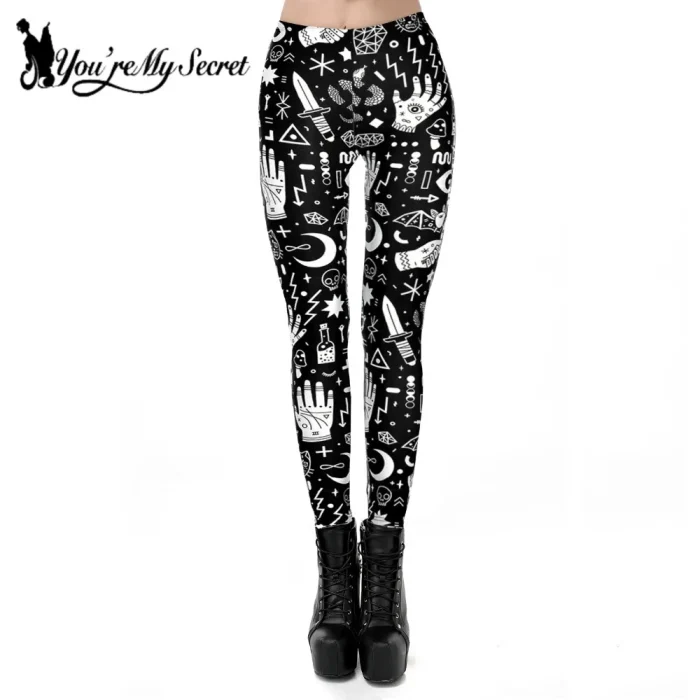 Hot Women Leggings Black - Image 1