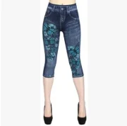 Women Plus Size Leggings Imitation - Image 2