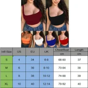 Women Tanks Vest Crop - Image 6