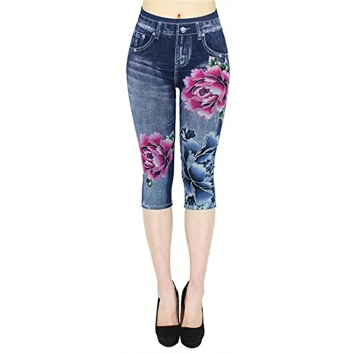 Women Plus Size Leggings Imitation - Image 1