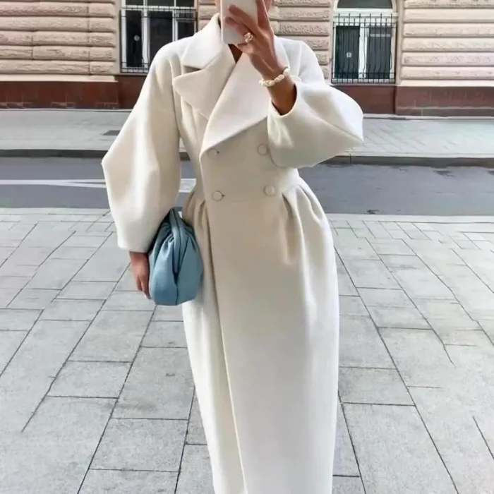 Solid-color Outerwear Lady - Image 1
