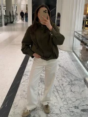 Women's Jackets Cropped Jacket - Image 6