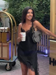 Sexy Solid Sling Lace - Image 2