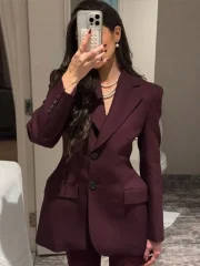 Fashion Long Sleeve Blazer - Image 6