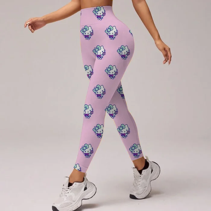Hello Kitty print Bootcut Yoga Pants - Image 5