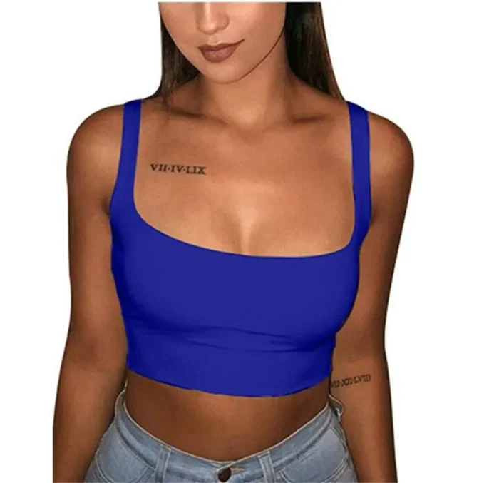 Women Tanks Vest Crop - Image 3