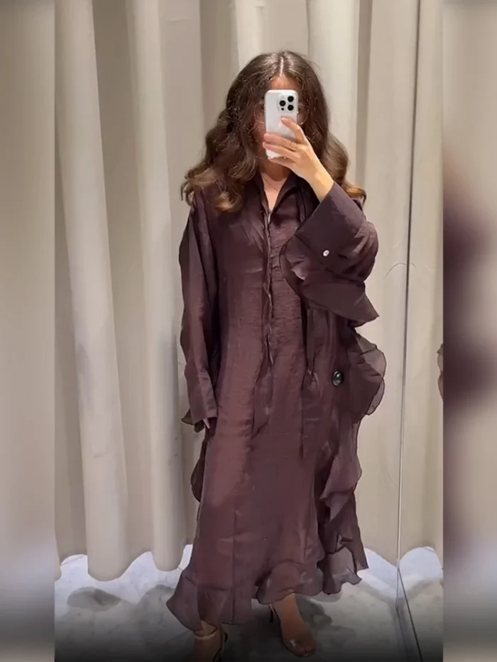 Causal Ruffle Pleated Loose - Image 1