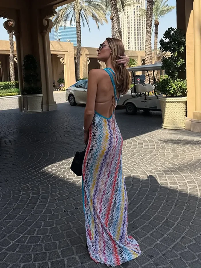 Women's Fashion Wavy Stripe - Image 2