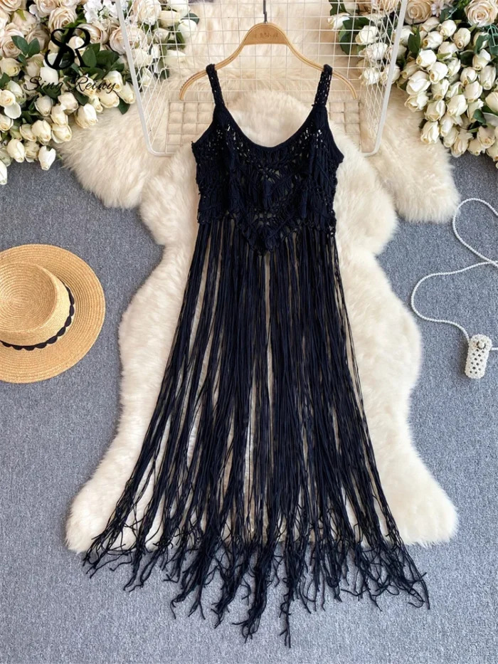 Retro Knitted Camis Bohemian - Image 2