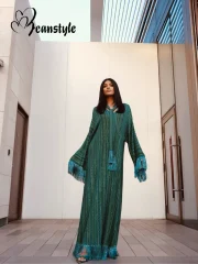 Stripe Tassel With Scarf