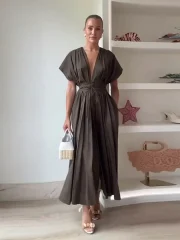 Summer Pleated A-line Midi - Image 2