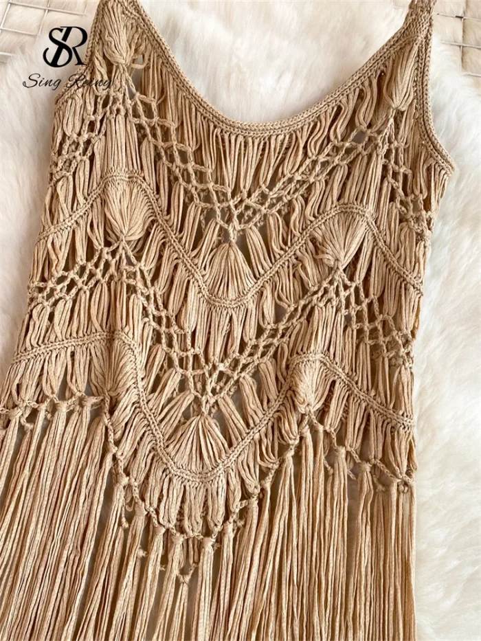 Retro Knitted Camis Bohemian - Image 5