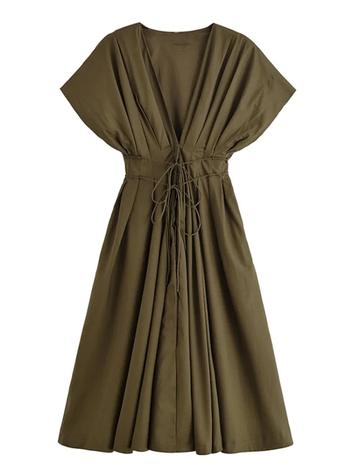 Summer Pleated A-line Midi - Image 6