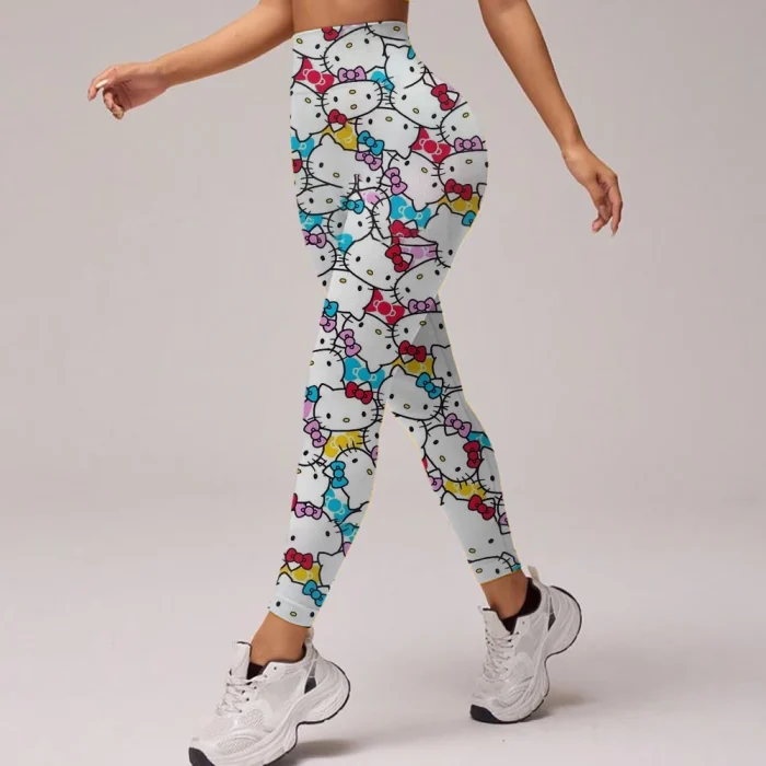 Hello Kitty print Bootcut Yoga Pants - Image 1