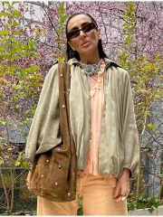 Yaphleet Women Oversize Green