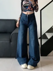 Women's Retro Minimalist Style Wide Legs - Image 6
