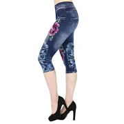 Women Plus Size Leggings Imitation - Image 3