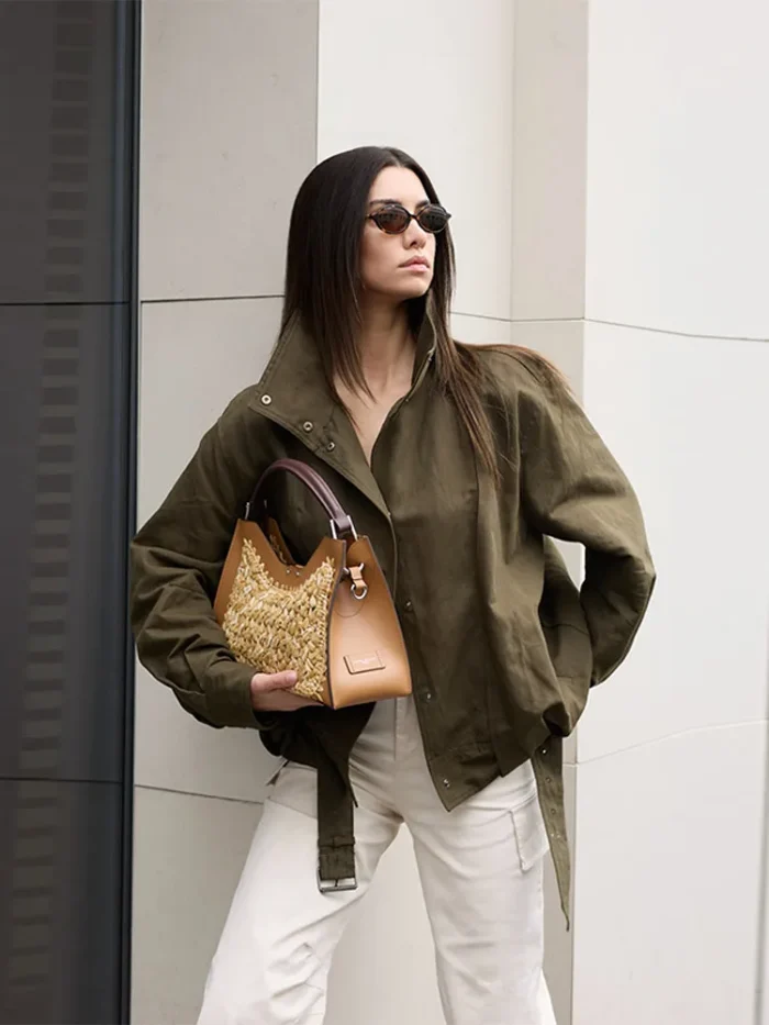 Women's Jackets Cropped Jacket - Image 3
