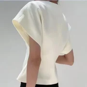 Summer French Asymmetric Blazer - Image 4