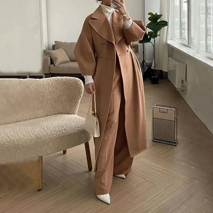 Solid-color Outerwear Lady - Image 4