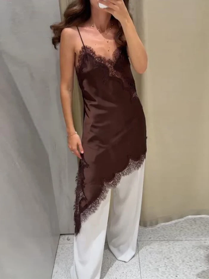 Sexy Solid Sling Lace - Image 6