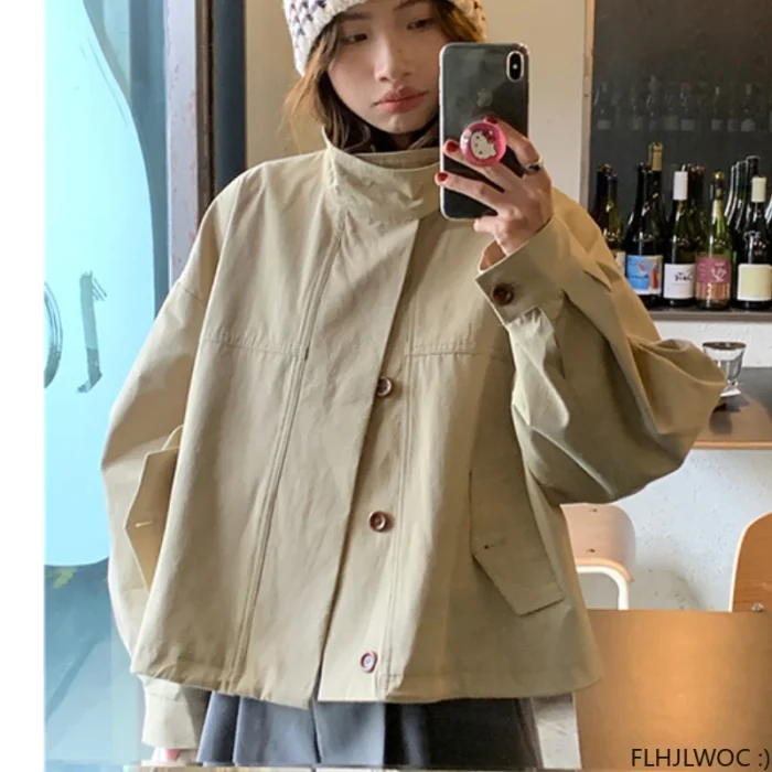 Korea Short Outerwear Woman - Image 3