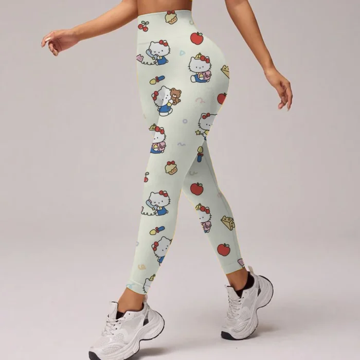 Hello Kitty print Bootcut Yoga Pants - Image 6