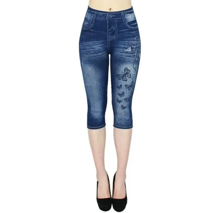 Women Plus Size Leggings Imitation - Image 6