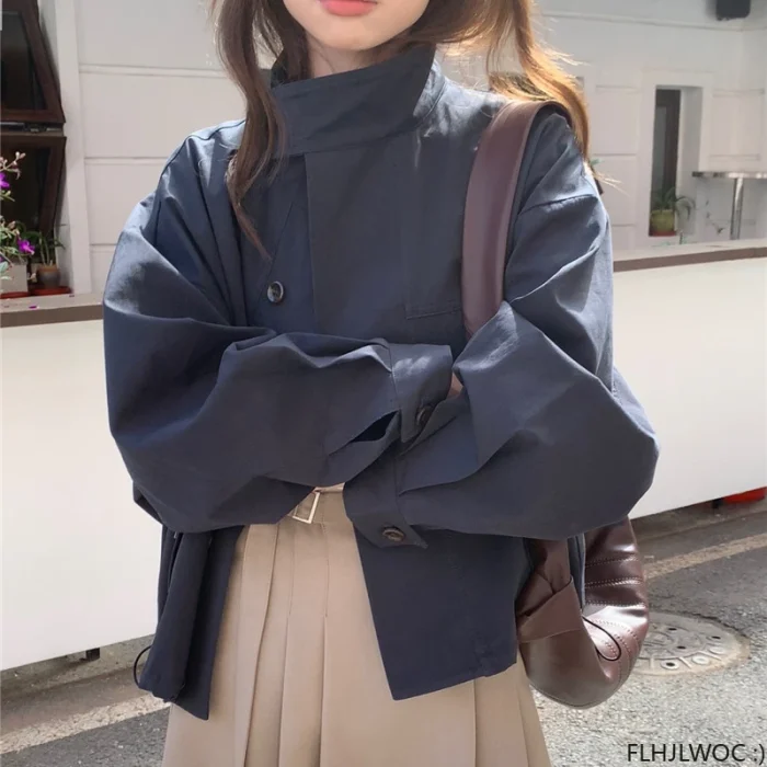 Korea Short Outerwear Woman - Image 1