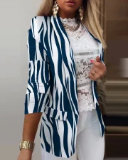 Casual Long Sleeve Suit Outerwear - Image 2