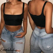 Women Tanks Vest Crop - Image 5