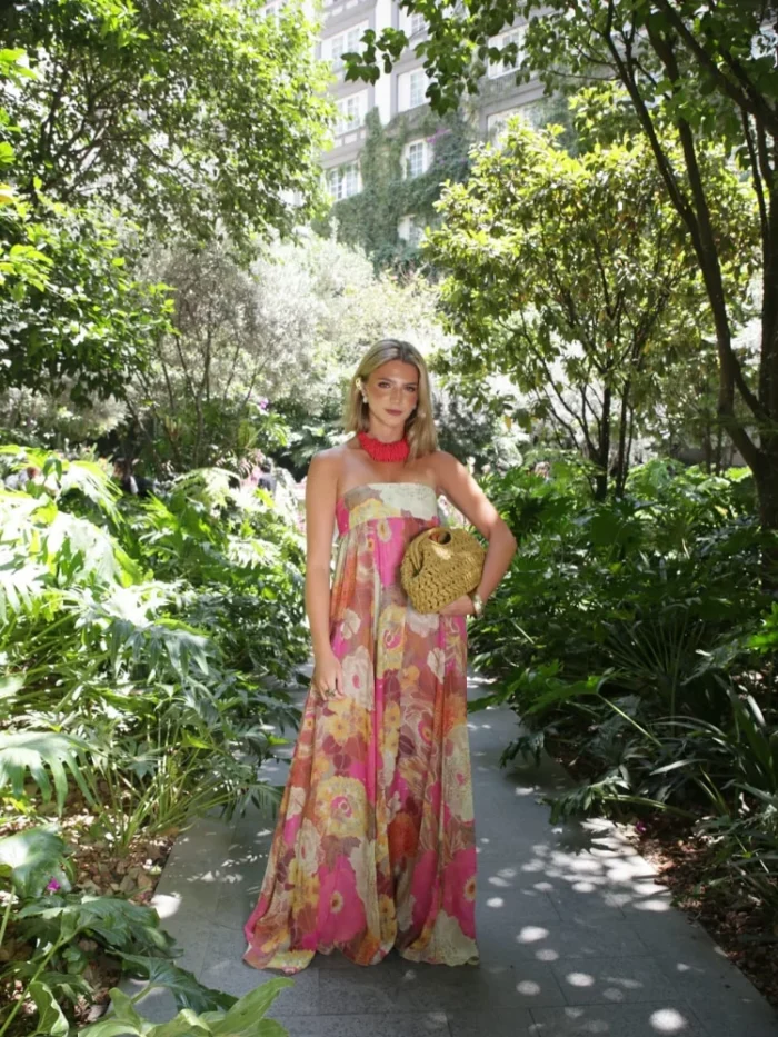 Fashion Printed Strapless Maxi - Image 6