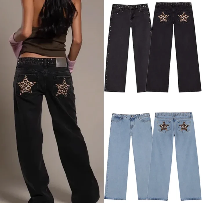 Women Y2K Vintage Jeans - Image 1