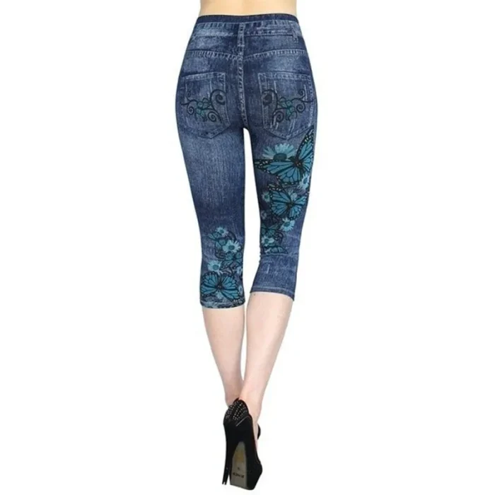 Women Plus Size Leggings Imitation - Image 5
