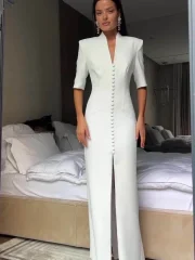 White High Split Slim - Image 2