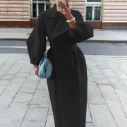 Solid-color Outerwear Lady - Image 2
