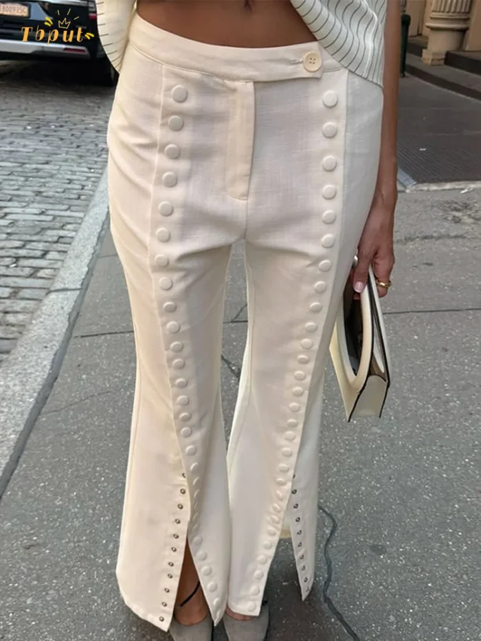 Chic Double Breasted Split - Image 1