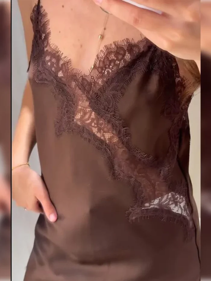 Sexy Solid Sling Lace - Image 5