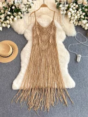 Retro Knitted Camis Bohemian