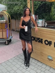 Sexy Solid Sling Lace
