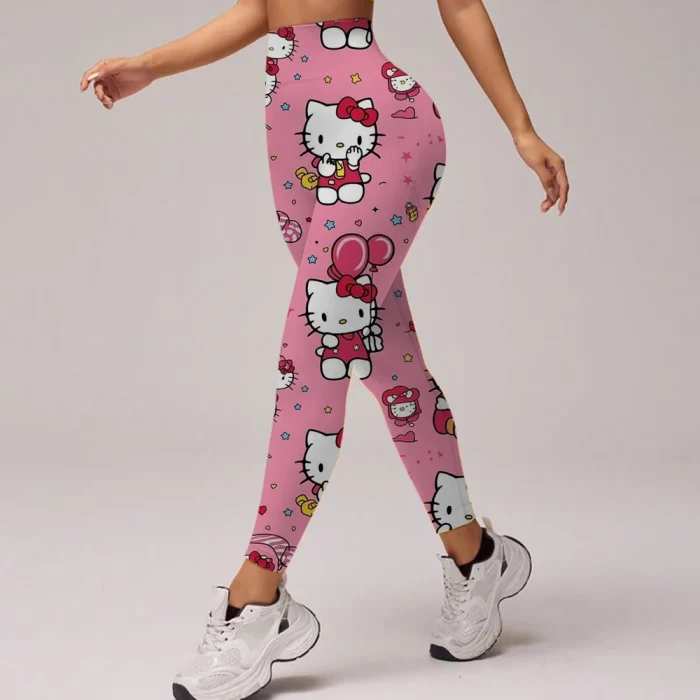Hello Kitty print Bootcut Yoga Pants - Image 3