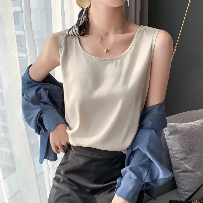 2024 New Fashion Silk Thin Short - Image 2